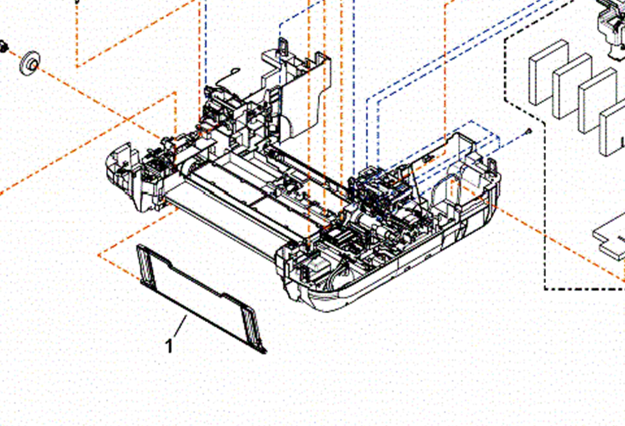 Canon - QM4-2256 - Paper Output Support Tray (Front of Printer) - £16-99 plus VAT - ETA 7 Day Leadtime