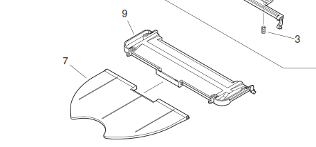 Canon - HB1-5645 - Input & Output Paper Stacker Tray Outer Section - £12-99 - plus VAT - No Longer Available