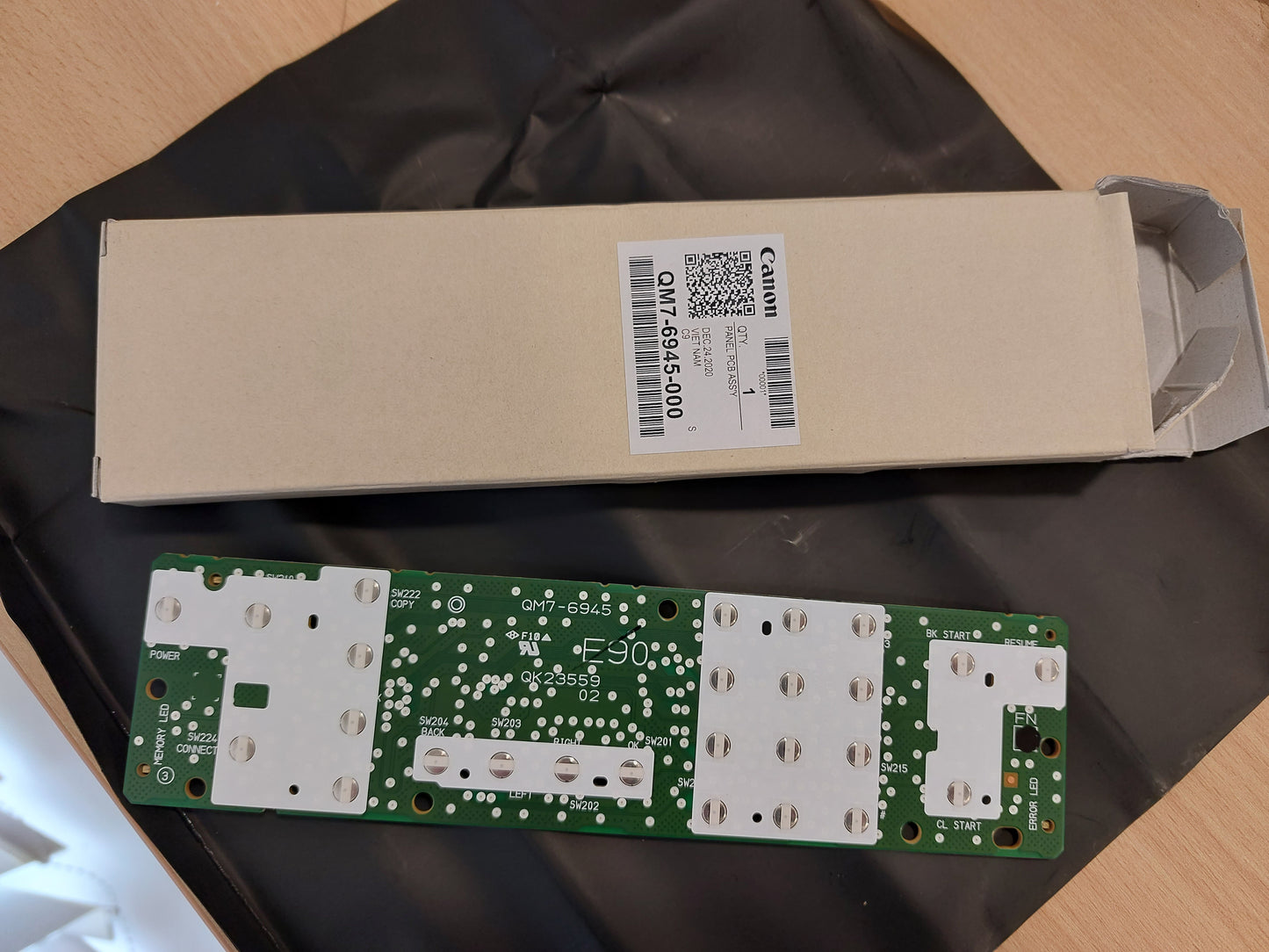 Canon - QM7-6945 - Panel PCB Assembly - £19-99 plus VAT - ETA 7 Day Leadtime