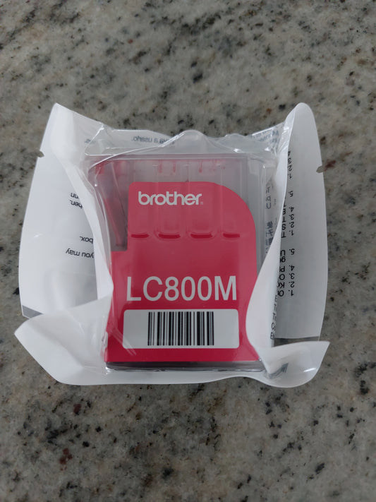 Brother - LC800M - LC-800M - Out of Date Magenta Ink Cartridge - £8-99 plus VAT - In Stock 1 to 2 Day Leadtime