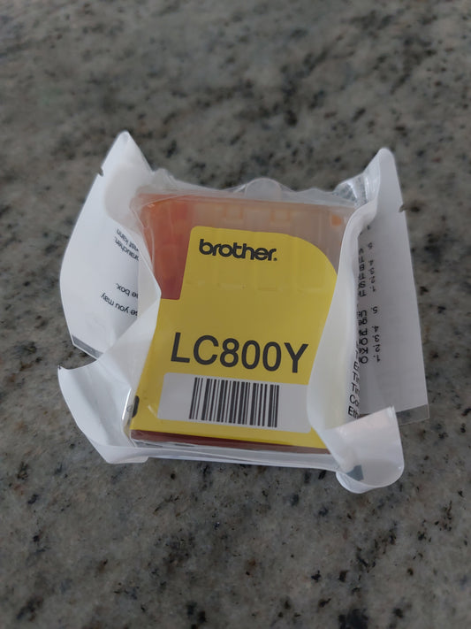 Brother - LC800Y - LC-800Y - Out of Date Yellow Ink Cartridge - £8-99 plus VAT - In Stock 1 to 2 Day Leadtime