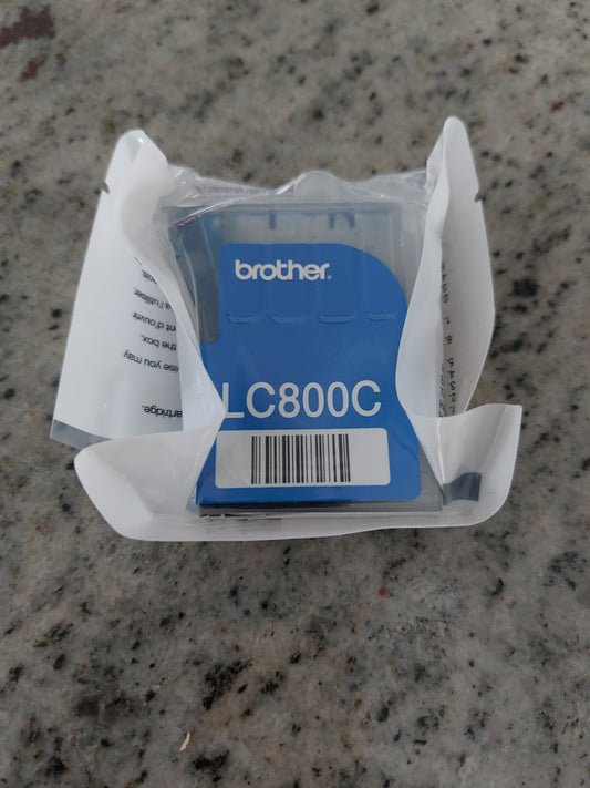 Brother - LC800C - LC-800C - Out of Date Cyan Ink Cartridge - £8-99 plus VAT - In Stock 1 to 2 Day Leadtime