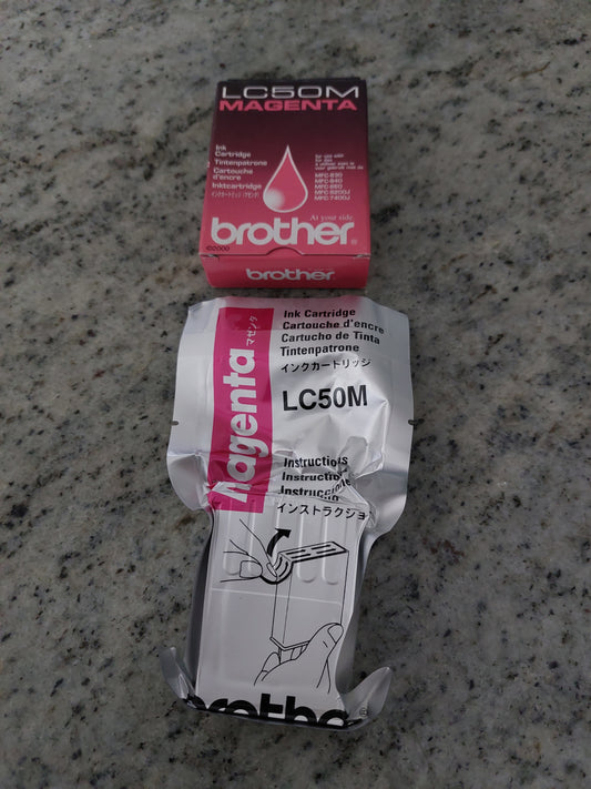 Brother - LC50M - LC-50M - 11325 - Magenta Out of Date Ink Tank - £6-55 plus VAT - In Stock 1 to 2 Day Leadtime