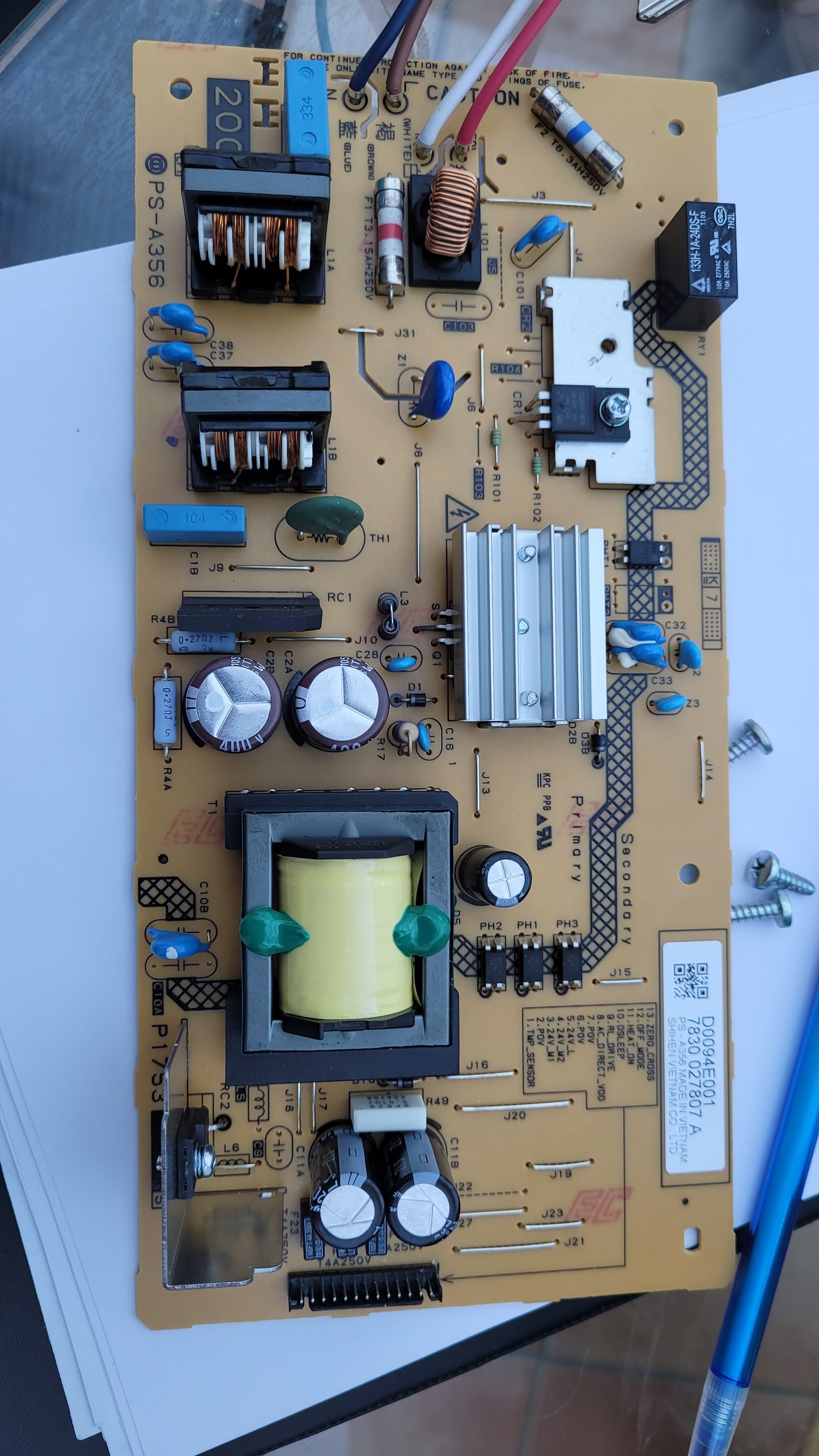 Brother - D0094D001 - D0094E001 - 220v Low Voltage Power Supply Board PCB - £84-99 plus VAT - Back in Stock!