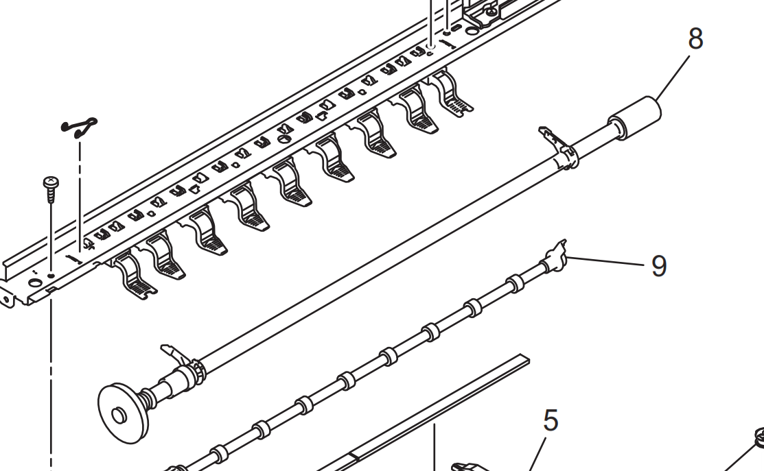 Brother - D0284E001 - Paper Feed Roller - £24-99 plus VAT - ETA 7 Day Leadtime