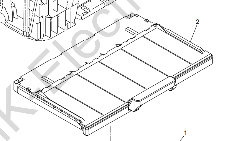 Brother - D002CU001 - Slide Out Paper Exit Support Tray (Colour is Black) - £22-00 plus VAT - Back in Stock!
