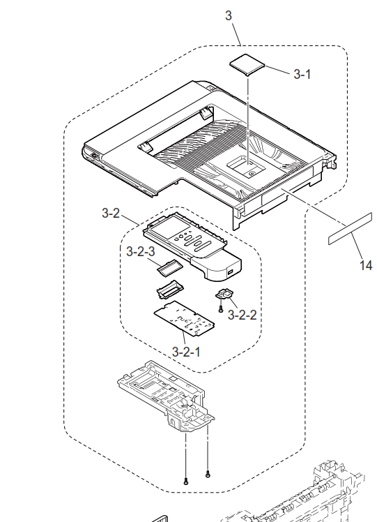 Brother - D006L0002 - New & Original Paper Exit Stopper - £16-99 plus VAT - ETA 14 Day Leadtime