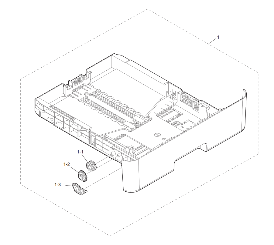 Brother - D00HE9007 - Replacement New & Original White A4 Paper Cassette Tray - £23-50 plus VAT - ETA 10 Day Leadtime