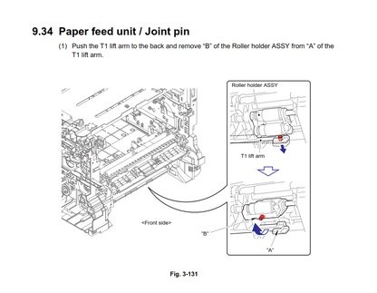 Brother - D00LF5001 - Paper Feed Kit 1 inc Pickup Roller, Separation Pad & Spring - £34-99 plus VAT - Back in Stock!