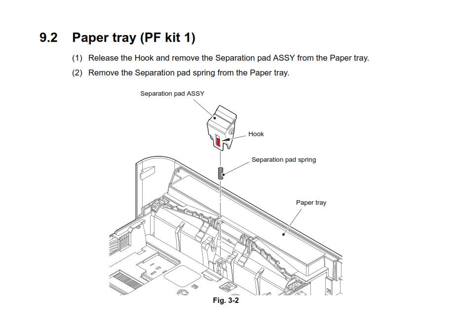 Brother - D00LF5001 - Paper Feed Kit 1 inc Pickup Roller, Separation Pad & Spring - £34-99 plus VAT - Back in Stock!