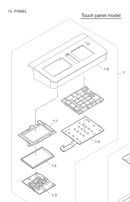 Brother - D00PK7001 - New & Original Touch Panel Only - £23-99 plus VAT - Back in Stock!