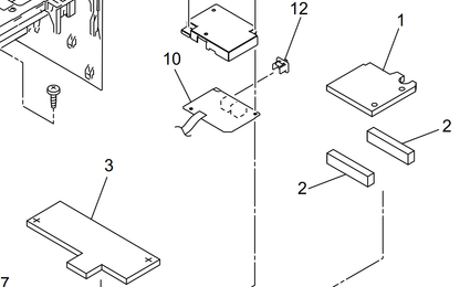 Brother - D01HFA001 - D002UP001 - Small Ink Absorber Felt - Fits Underneath Maintenance Unit - £11-00 plus VAT - ETA 10 to 14 Day Leadtime