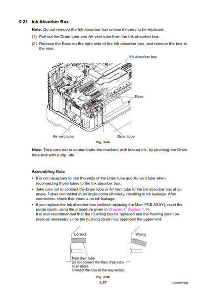 Brother - LER149001 - Ink Absorber Box inc Porous Pads - £25-99 plus VAT - No Longer Available