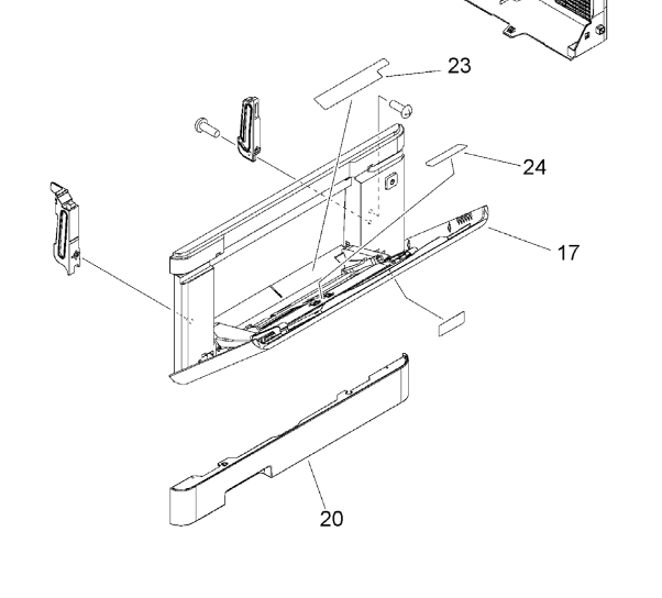 Canon - FE8-3007 - Plastic Cover for Cassette Tray 2 - £25-00 plus VAT - ETA 7 Leadtime