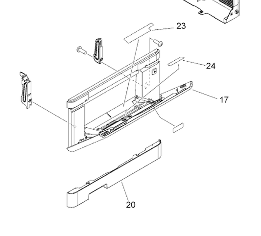Canon - FE8-3007 - Plastic Cover for Cassette Tray 2 - £25-00 plus VAT - ETA 7 Leadtime