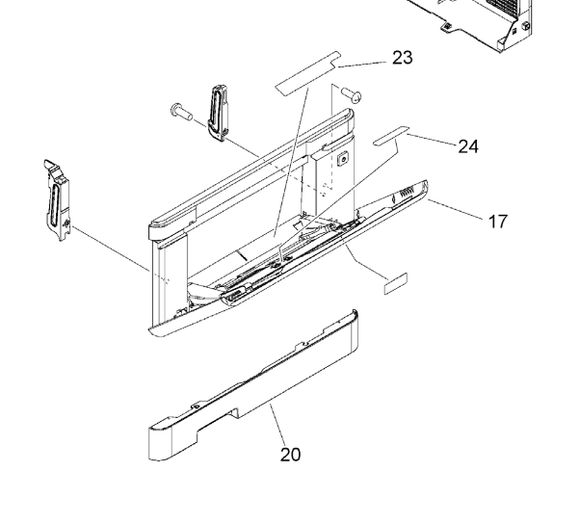 Canon - FE8-3007 - Plastic Cover for Cassette Tray 2 - £25-00 plus VAT - ETA 7 Leadtime
