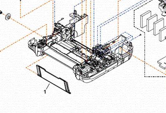 Canon - QM4-2256 - Paper Output Support Tray (Front of Printer) - £16-99 plus VAT - ETA 7 Day Leadtime
