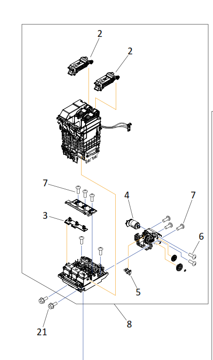 Canon - QM4-5971 - Original Left Ink Supply Tank Unit - £289-00 plus VAT - ETA 14 to 21 Day Leadtime
