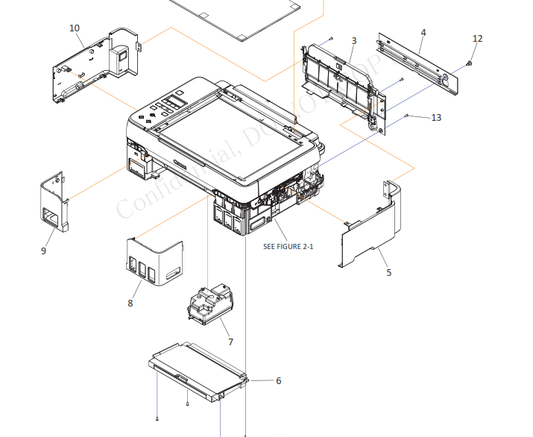 Canon - QM5-0443 - Black Paper Output Support Tray (Front of Printer) - £16-99 plus VAT - ETA 7 Day Leadtime