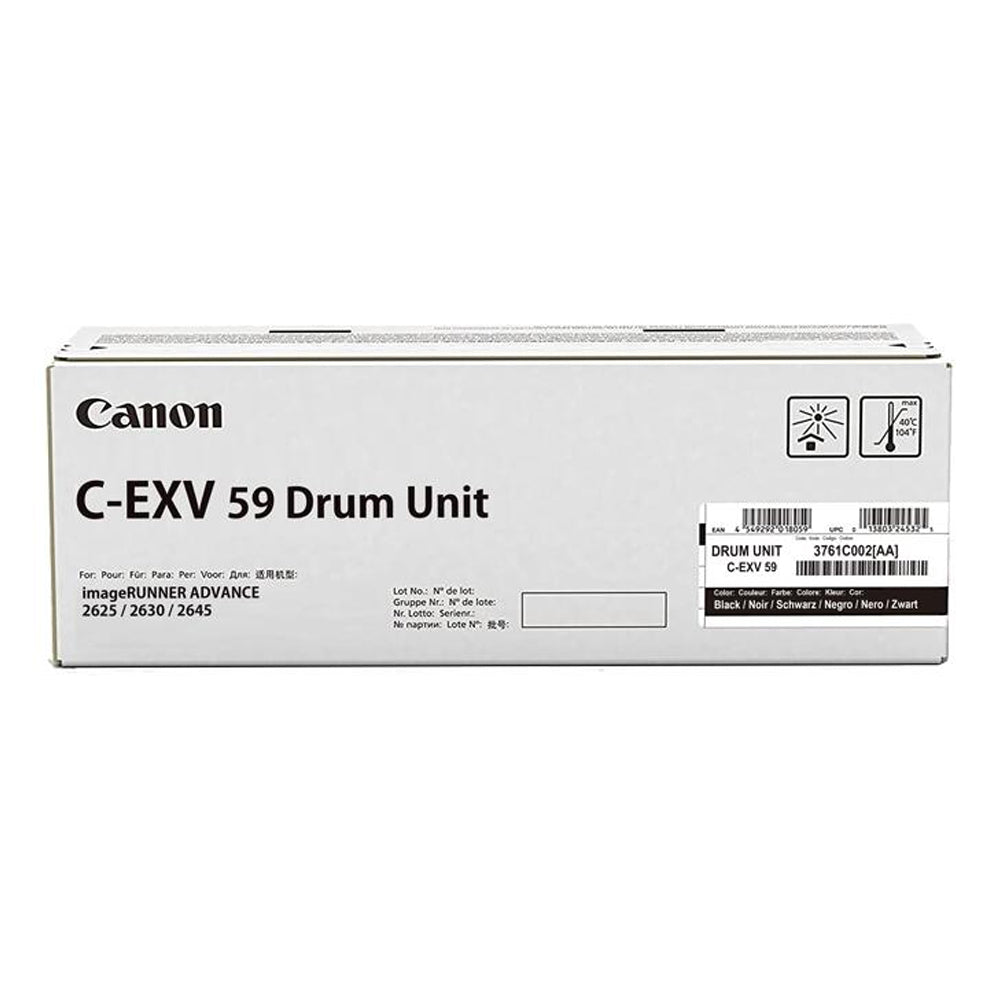Canon - C-EXV59 - 3761C002 - New & Original Black Drum Unit - £299-00 plus VAT - ETA 14 Day Leadtime