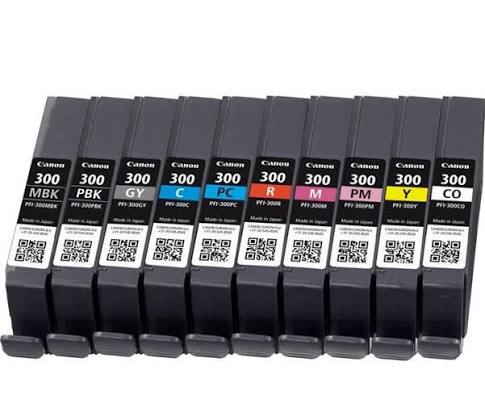 Canon - 4192C008 - PFI-300 Multipack of 10 x Ink Cartridges - £135-00 plus VAT - Back on Stock