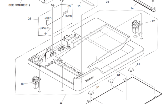 Canon - FL3-1430 - FL4-2051 - ADF Hinge - £19-99 plus VAT - Back in Stock!