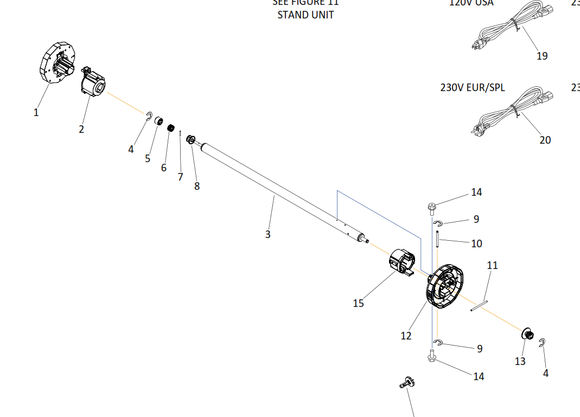 Canon - QM4-6689 - Spool Shaft Kit - £79-99 plus VAT - ETA 7 Day Leadtime