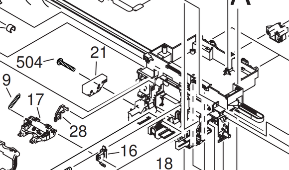 Canon - QM4-8018 - QM4-8148 - Multi Sensor Unit Located in Carriage Unit - £89-99 plus VAT - Back in Stock!