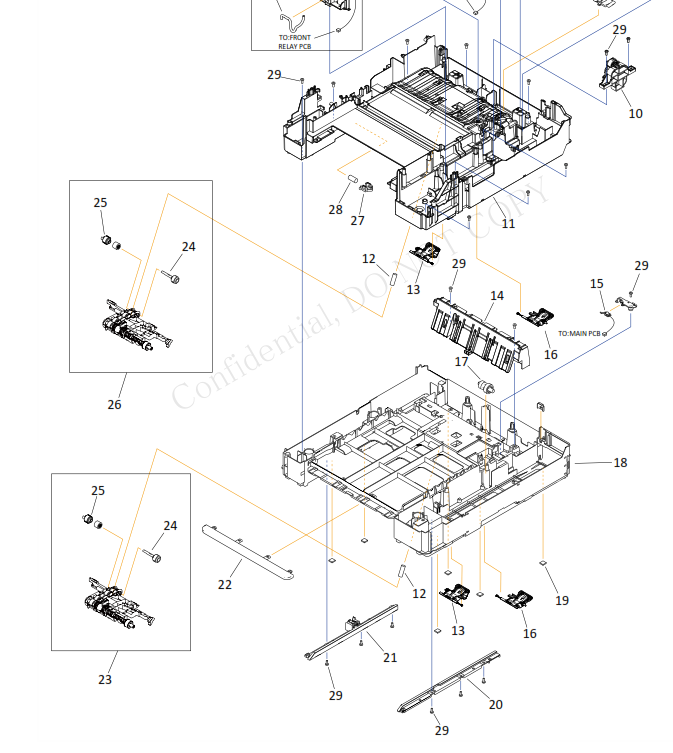 Canon - QM5-0209 - New & Original Pickup Arm inc Pickup Rollers for Lower Tray - £29-99 plus VAT - ETA 7 Day Leadtime
