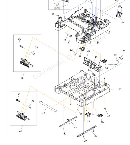Canon - QM5-0209 - New & Original Pickup Arm inc Pickup Rollers for Lower Tray - £29-99 plus VAT - ETA 7 Day Leadtime