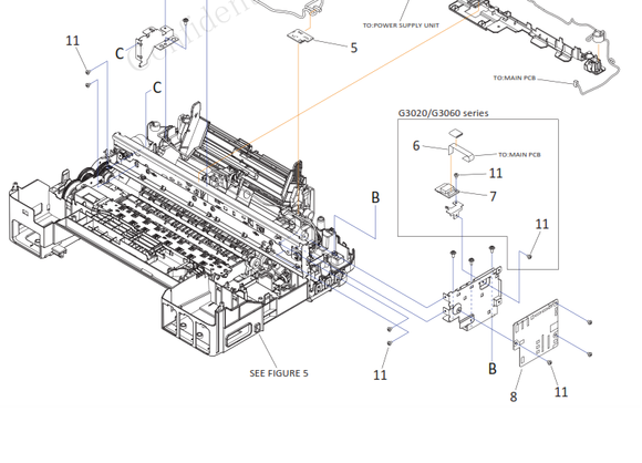 Canon - QM5-0466 - New & Original Main Logic Board - £49-99 plus VAT - ETA 7 Day Leadtime