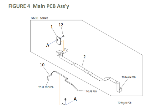 Canon - QY5-0689 - Paper Feed Encoder Cable FFC - £15-50 plus VAT - ETA 10 Day Leadtime