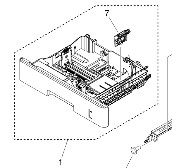 HP - Hewlett Packard - RM2-0064 - New & Original Paper Separation Roller fits in Paper Cassette Trays 2 & 3 - £17-99 plus VAT - Back in Stock!