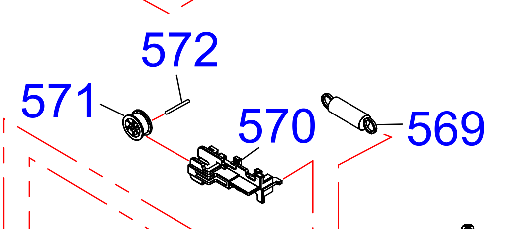 Epson - 1510062 - Driven Pulley Holder B - £17-99 plus VAT - ETA 14 to 21 Day Leadtime