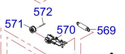 Epson - 1510062 - Driven Pulley Holder B - £17-99 plus VAT - ETA 14 to 21 Day Leadtime