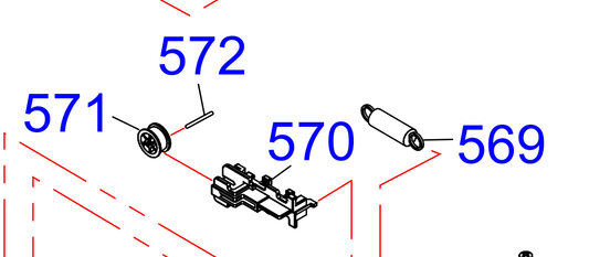 Epson - 1262438 - Driven Shaft Pulley B - £16-99 plus VAT - ETA 14 to 21 Day Leadtime