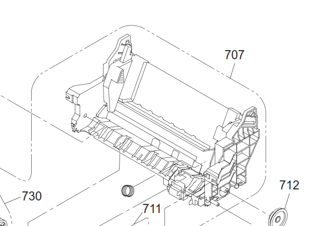 Epson - 1609430 - 1552931 - Rear ASF Housing Assy - £25-00 plus VAT - ETA 14 to 21 Day Leadtime