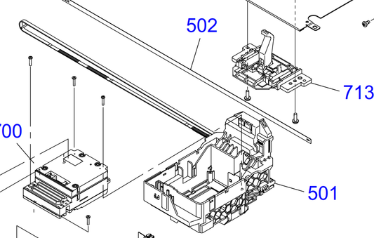 Epson - 1615454 - Carriage Assembly inc Carriage Drive Belt - £64-99 plus VAT - ETA 14 to 21 Day Leadtime