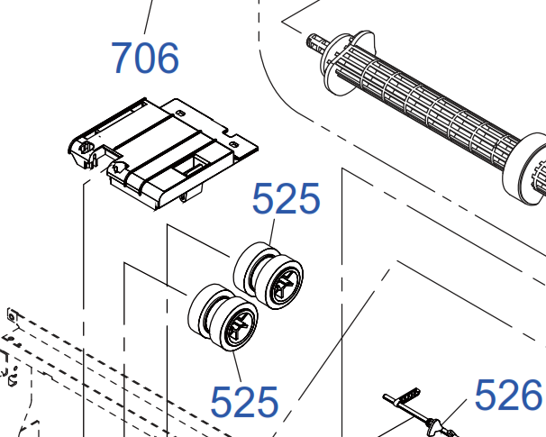 Epson - 1653940 - 2 x Supply Roller - £29-99 plus VAT - ETA 14 to 21 Day Leadtime
