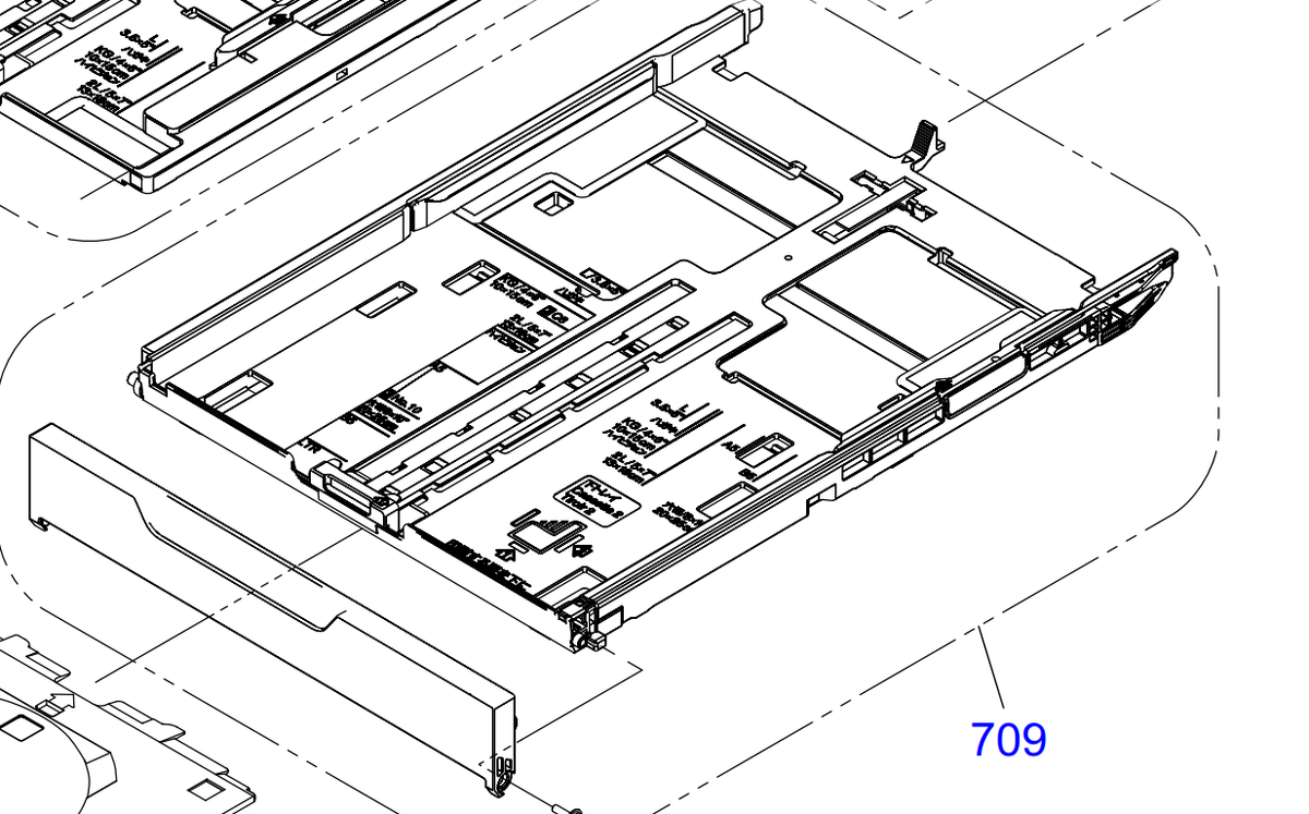 Epson - 1725540 - 1930143 - Replacement A4 Paper Cassette Tray - £36-99 plus VAT - On Order - ETA September 9th
