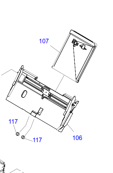 Epson - 1746165 - Upper Part of Paper Input Stacker - Upper Rear of Printer - £17-99 plus VAT - Back in Stock!