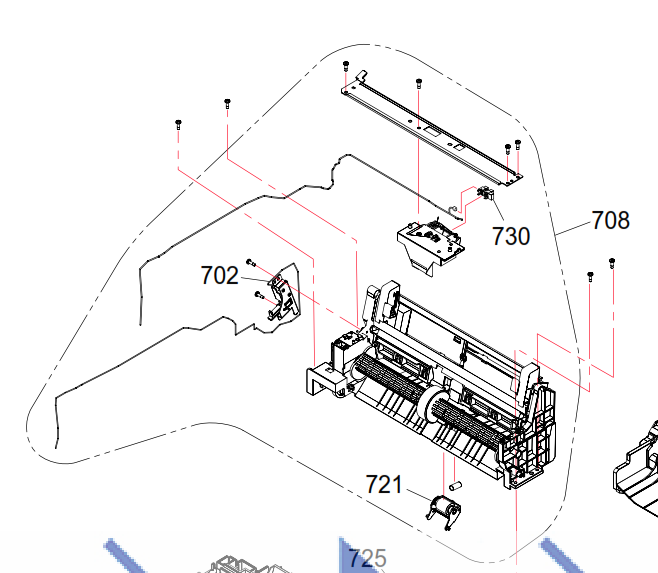 Asf Rear Epson - 1821754 - Rear ASF Housing Assy - £51-00 plus VAT - ETA 14 to ...