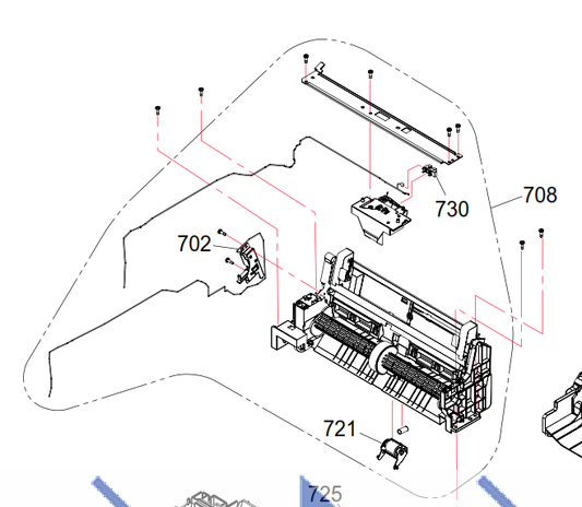 Epson - 1821754 - Rear ASF Housing Assy - £51-00 plus VAT - ETA 14 to 21 Day Leadtime