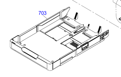 Epson - 1752917 - 1724190 - Replacement Black A4 Paper Cassette Tray - £35-99 plus VAT - ETA 14 to 21 Day Leadtime