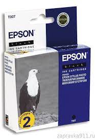 Epson - T007402 - Out of Date T007 Twin Pack Black Ink Cartridge - £45-00 plus VAT - In Stock
