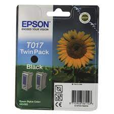 Epson - C13T017402 - Out of Date Unboxed T017 Twin Pack Black Ink Cartridge - £35-00 plus VAT - In Stock 1 to 2 Day Leadtime