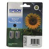 Epson - C13T017402 - Out of Date Unboxed T017 Twin Pack Black Ink Cartridge - £39-99 plus VAT - In Stock
