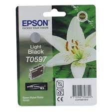 Epson - C13T05974010 - Out of Date T0597 Light Black Ink Cartridge - £12-75 plus VAT - In Stock