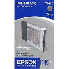 Epson - C13T563700 - Out of Date T5637 Light Black Ink Cartridge (220ml) - £59-99 plus VAT - In Stock 1 to 2 Day Leadtime