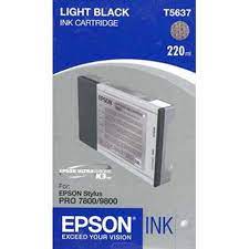 Epson - C13T563700 - Out of Date T5637 Light Black Ink Cartridge (220ml) - £69-99 plus VAT - In Stock